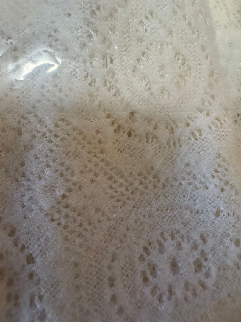 最終kume_official レースハイネックトップス