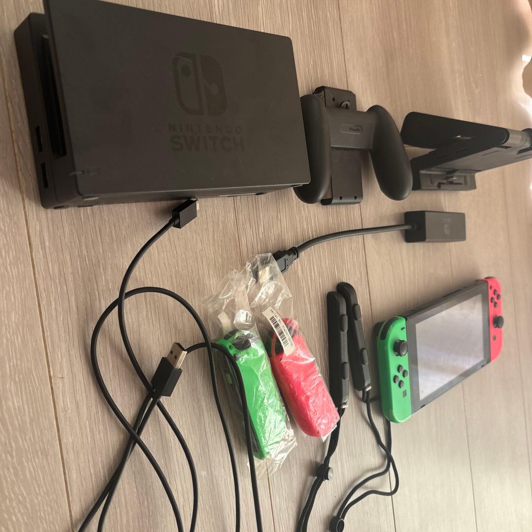 Nintendo Switch グリーン/レッド 本体+付属品