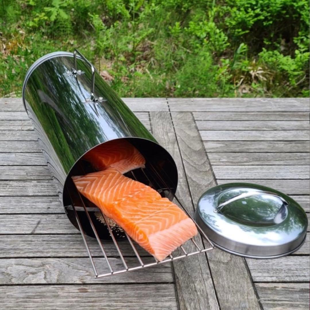 【希少】Muurikka ムーリッカ アウトドア スモーカー 燻製器 ステンレス