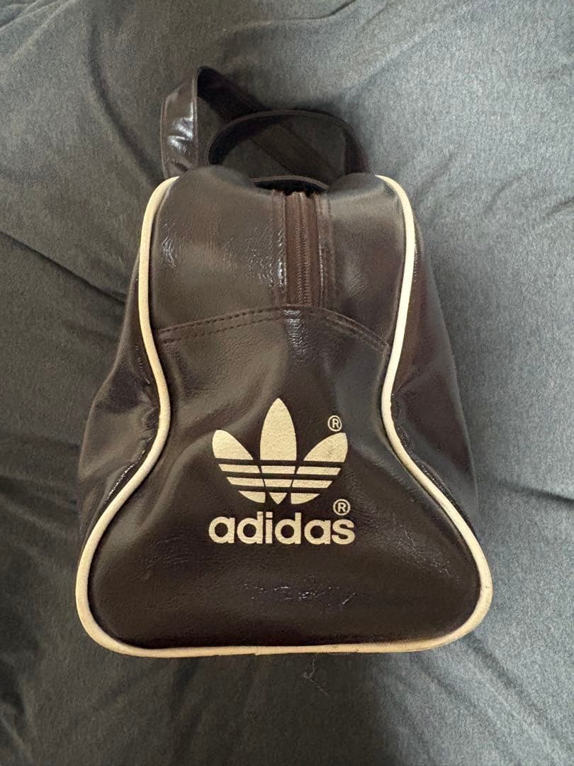 adidas90's ボストンバッグ ブラウン　茶色　ヴィンテージ　90年代