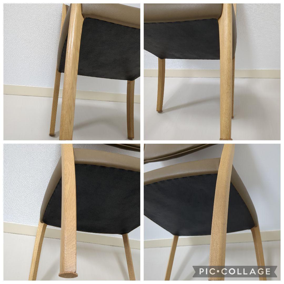 a*ん様 浜本工芸製　ダイニングチェア(DC-5400)　2脚セット　ナチュラル