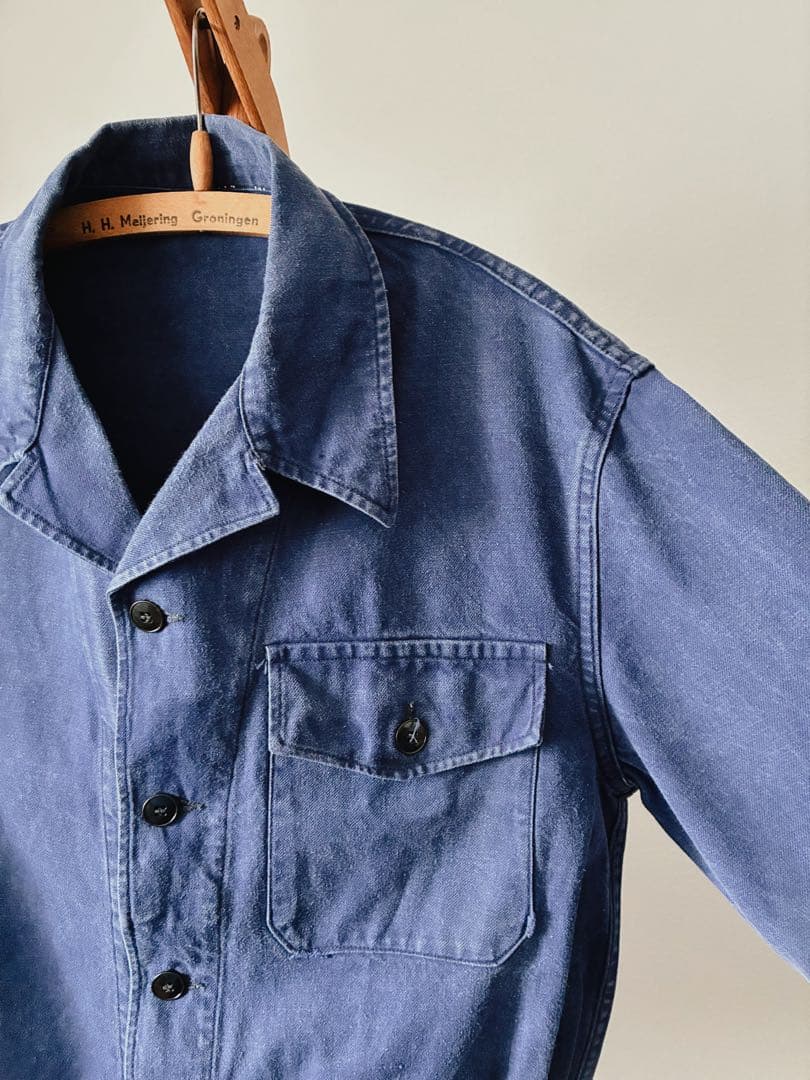 フランス　ヴィンテージ　サイクリスト　ジャケット　ワーク　ユーロ　軍