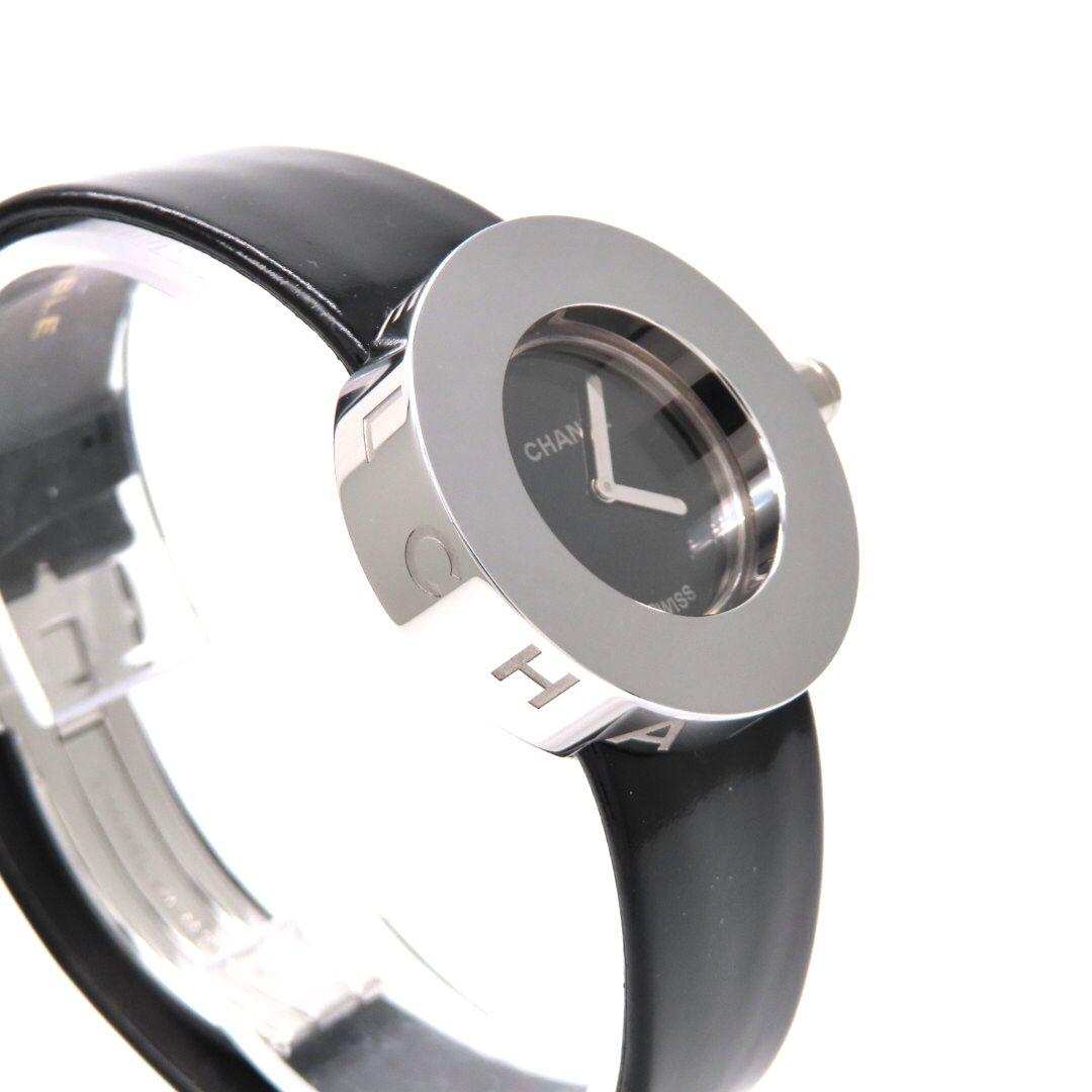 【CHANEL】シャネル 時計 ’ラ ロンド’ ブラック 純正ブレス ☆極美品☆