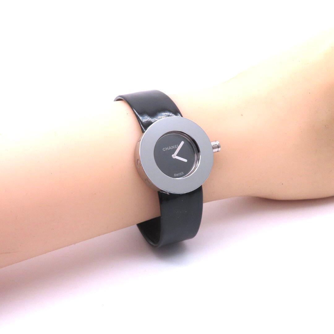 【CHANEL】シャネル 時計 ’ラ ロンド’ ブラック 純正ブレス ☆極美品☆