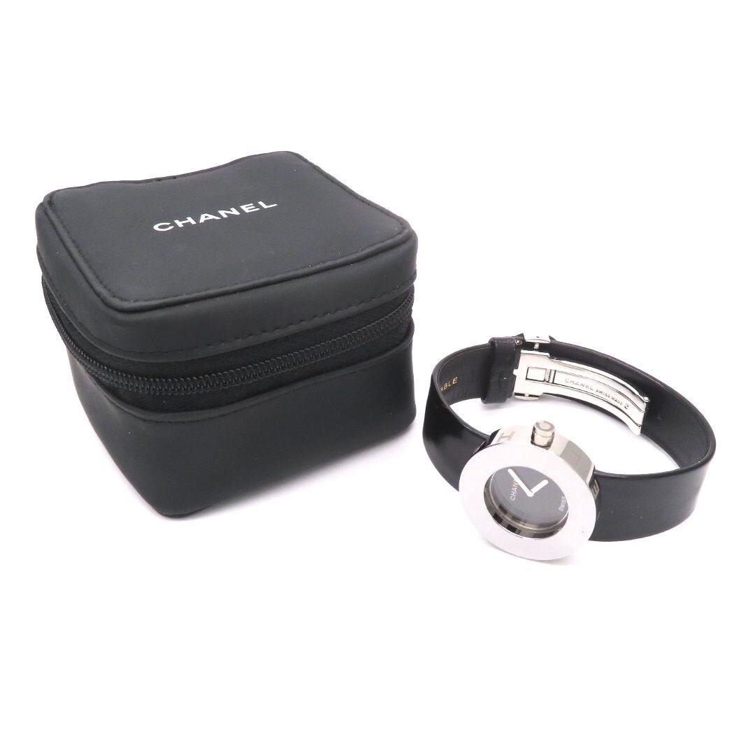 【CHANEL】シャネル 時計 ’ラ ロンド’ ブラック 純正ブレス ☆極美品☆