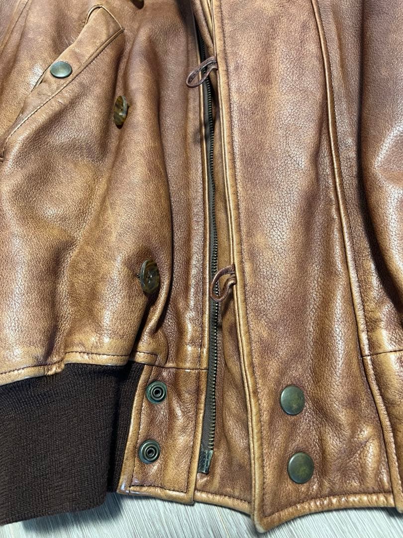 【希少・日本製】Barbiche 本革 フライトジャケット 80sヴィンテージ