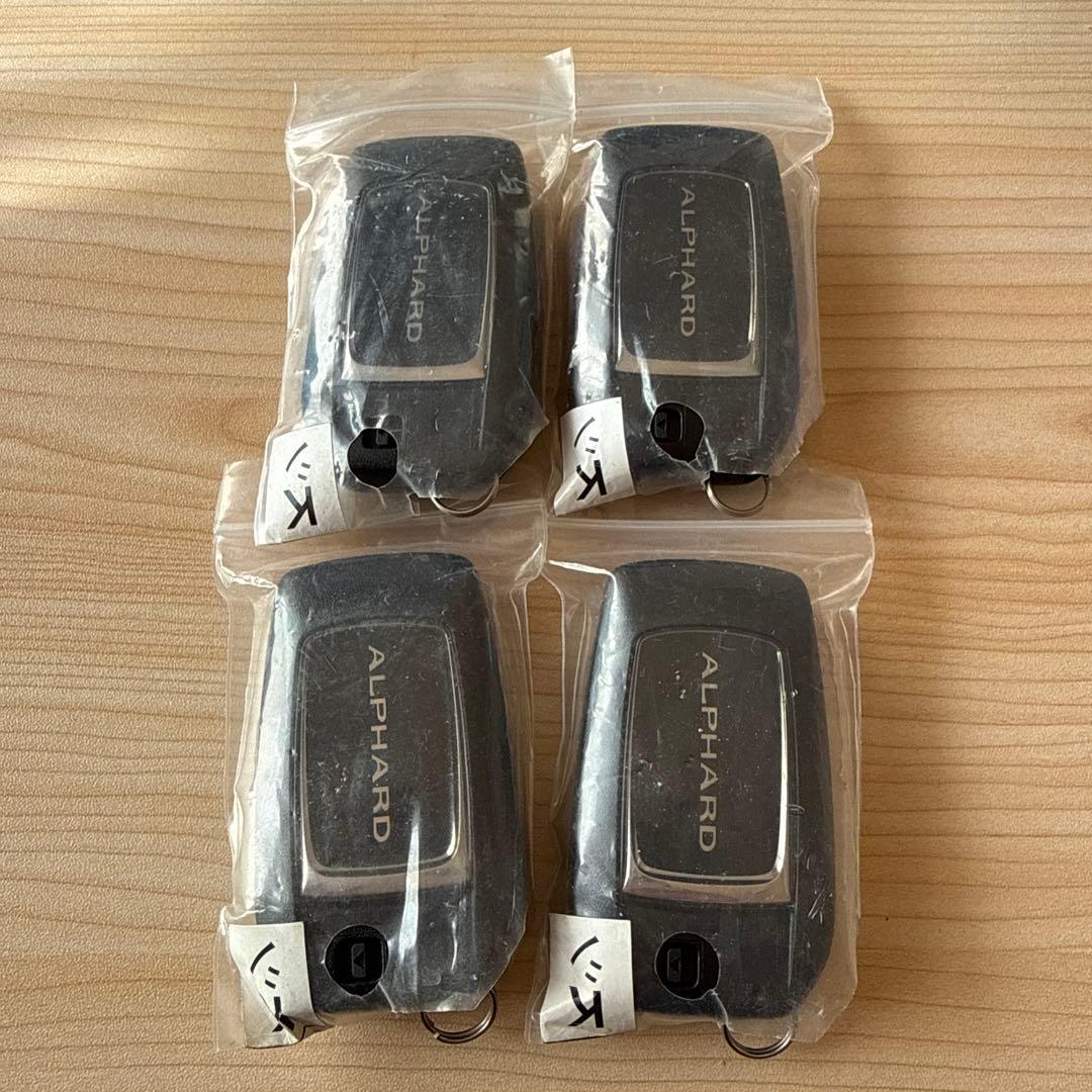 トヨタ純正 アルファードスマートキー (６ボタン) 4個 送料込み