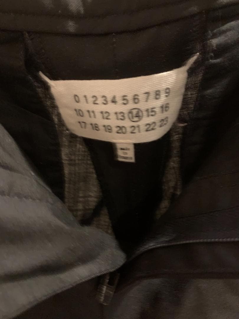 2016SS メゾンマルジェラ スラックス 46 黒