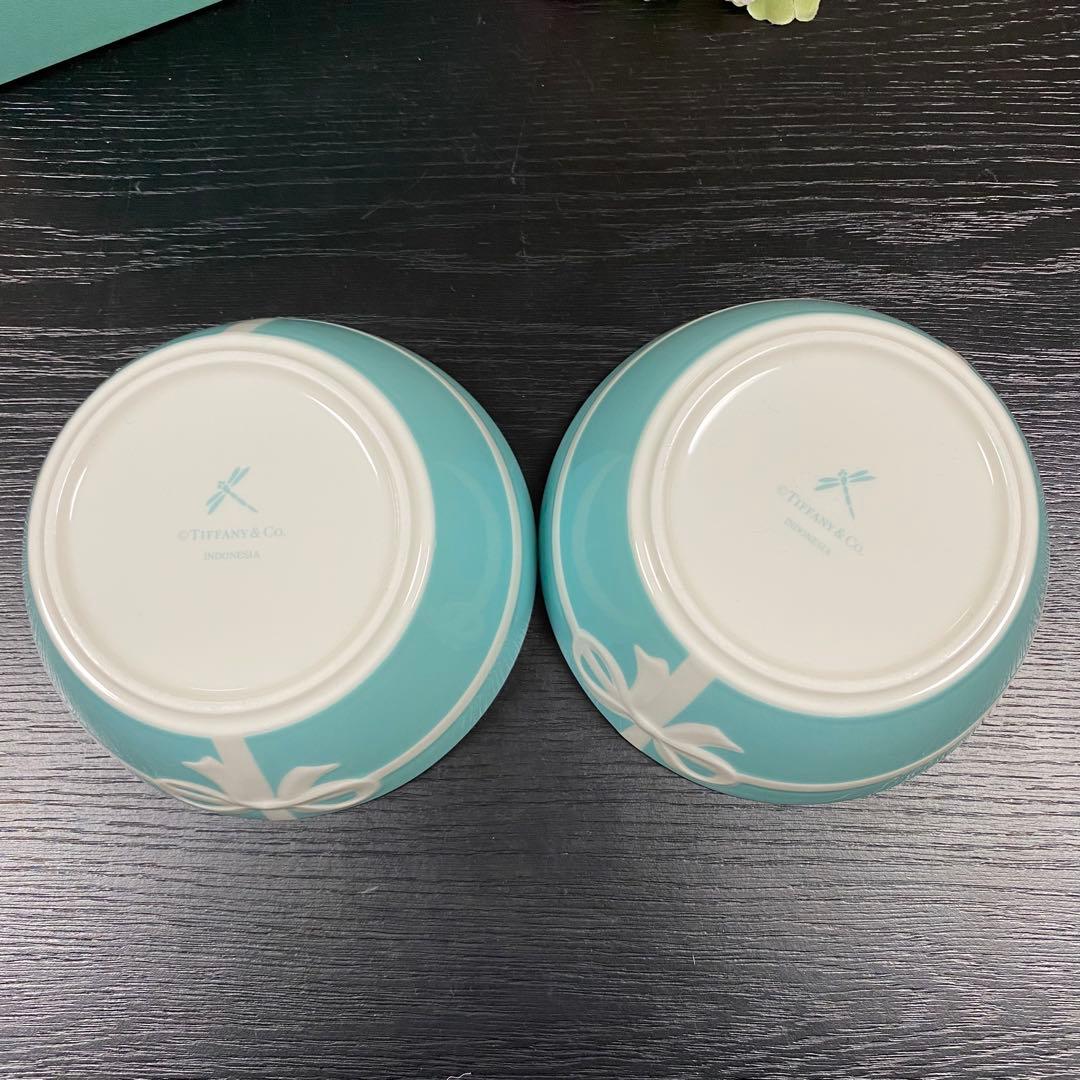TIFFANYブルーボックス　ペアボウル　新品