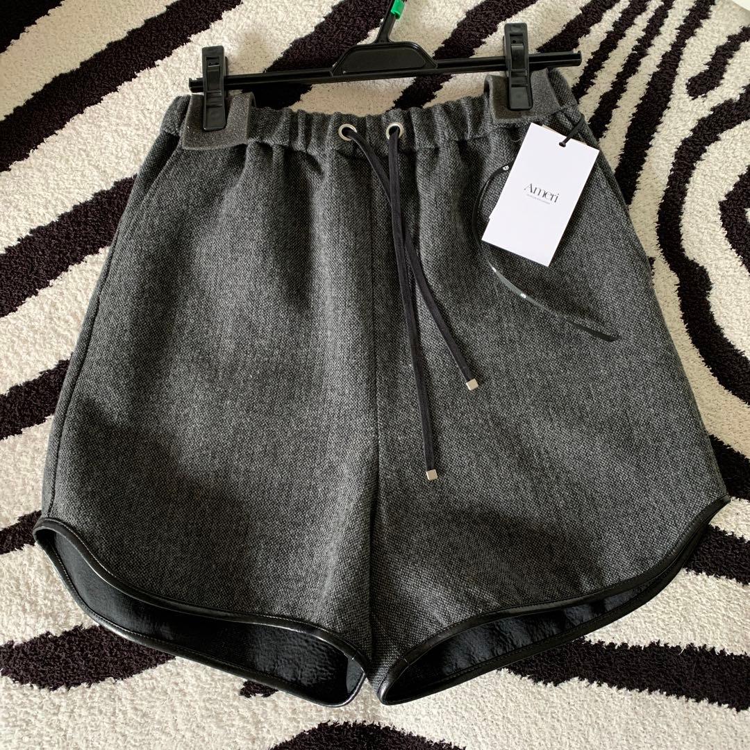 AMERI UND TWEED BOXER SHORTSチャコールグレー新品M