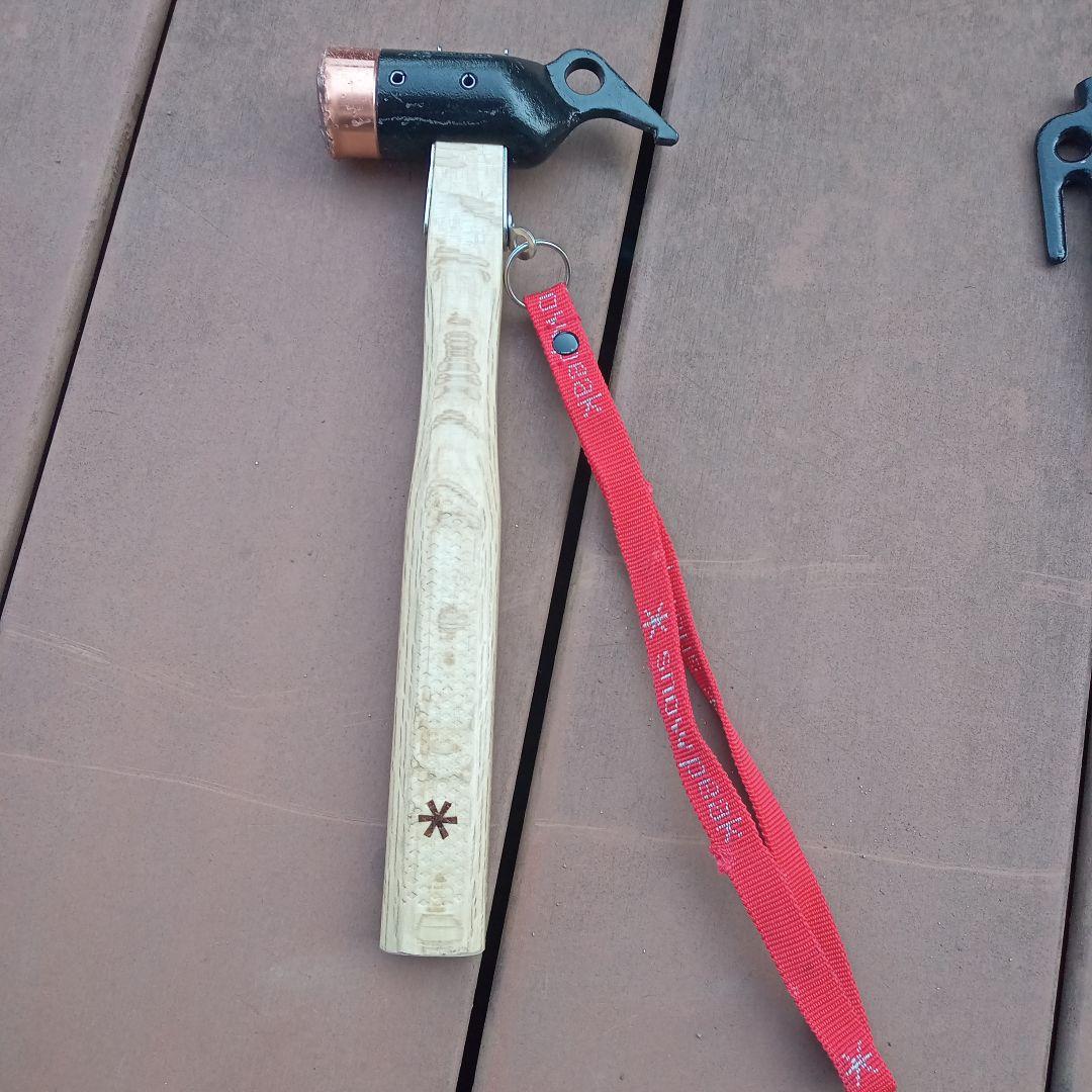 peak ペグハンマーソリッドステークセット　ケース付き