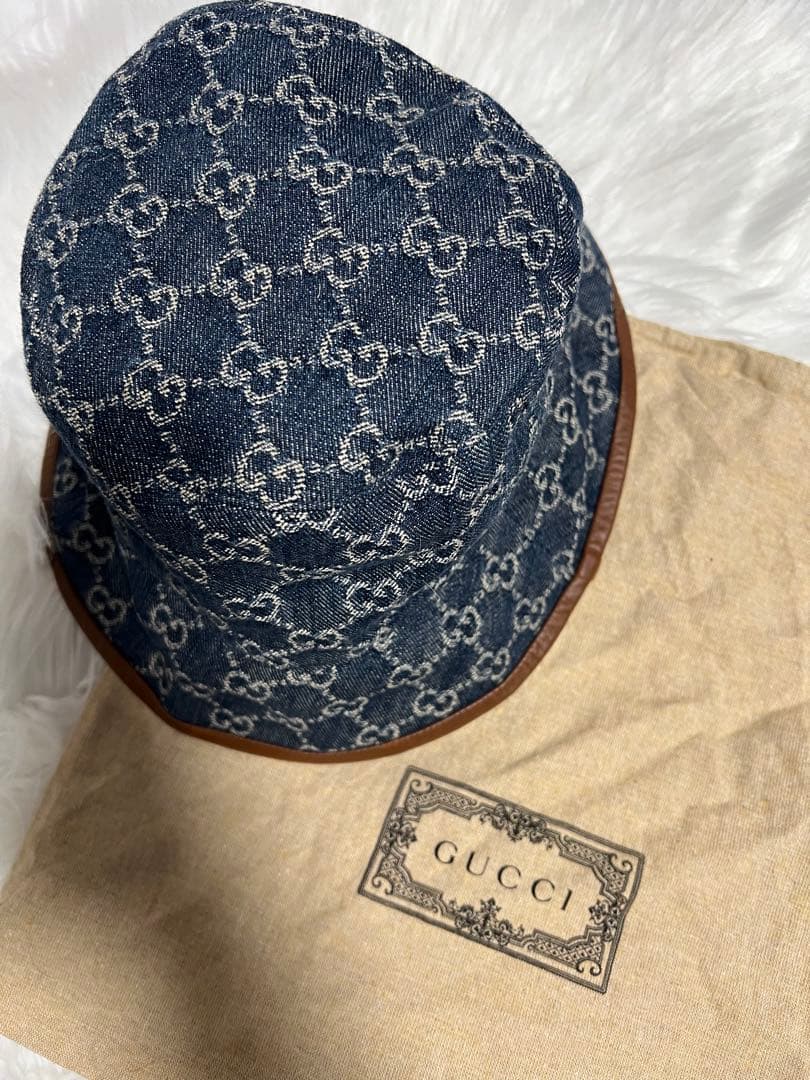GUCCI GGパターン バケットハット 56 cm