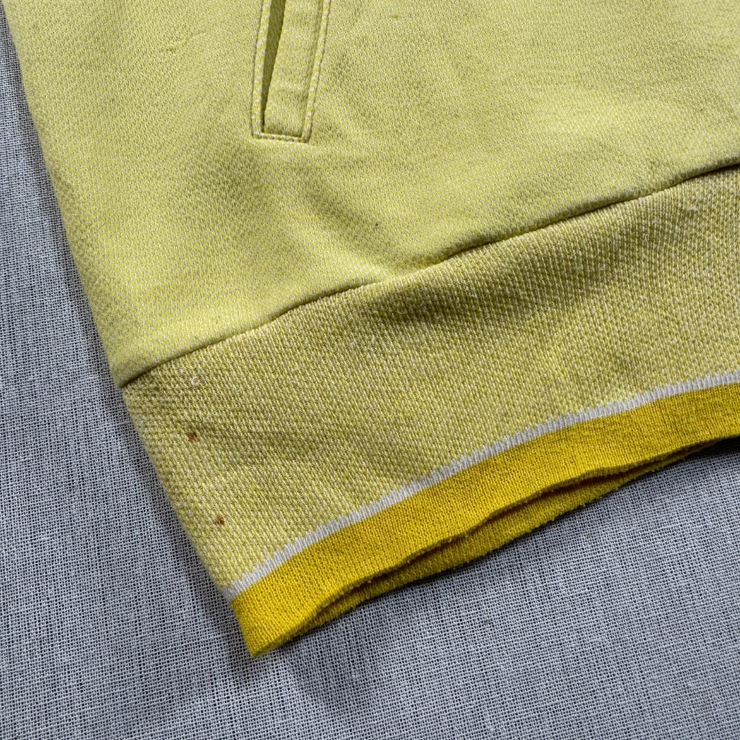 70s adidas トラックジャケット イエロー デサント 西ドイツ製 L