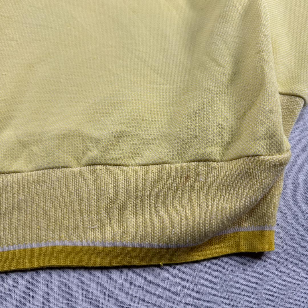 70s adidas トラックジャケット イエロー デサント 西ドイツ製 L