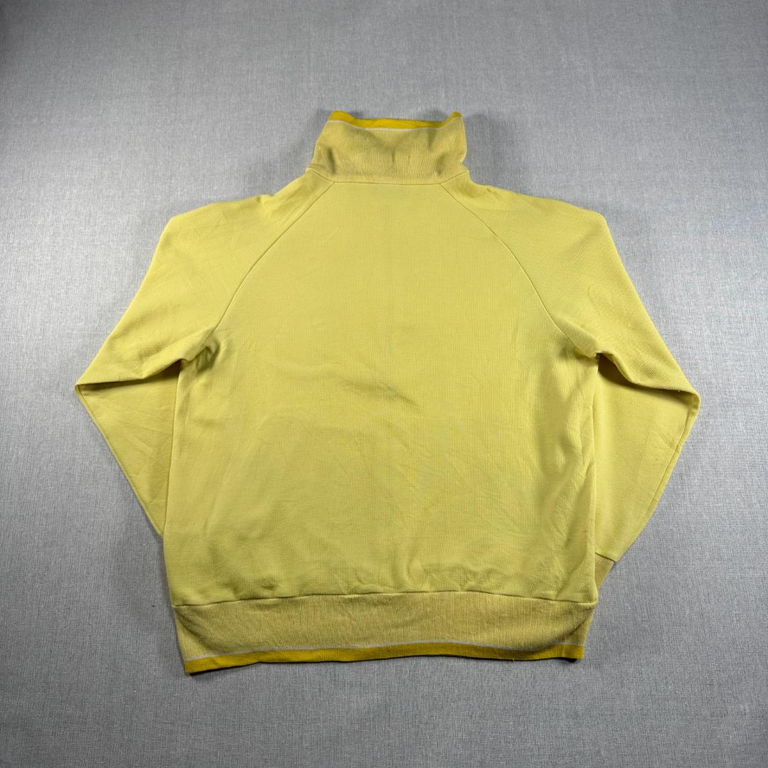 70s adidas トラックジャケット イエロー デサント 西ドイツ製 L