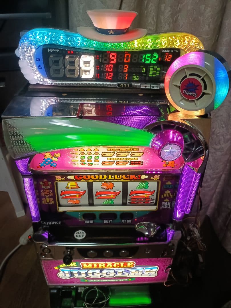 サ*ル様 スロット実機 スーパーミラクルジャグラー(5号機) セット