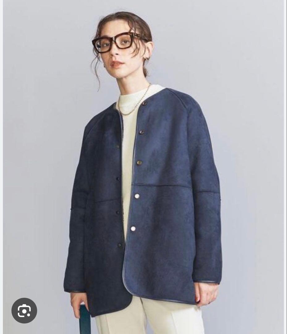 Pyon⭐︎BEAUTY&YOUTHリバーシブルボアフェイクムートンコート