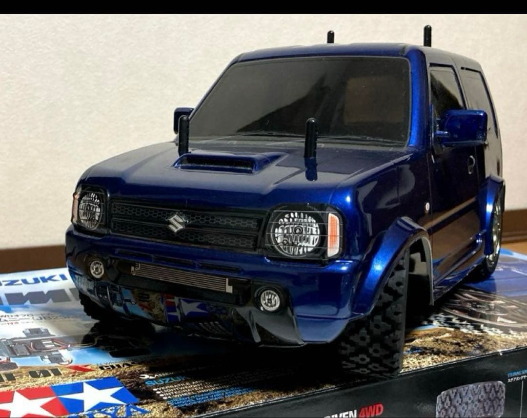 z*)様 タミヤ　ラジコン　ジムニー　jb23 MF-01 Xシャーシ　ブルー