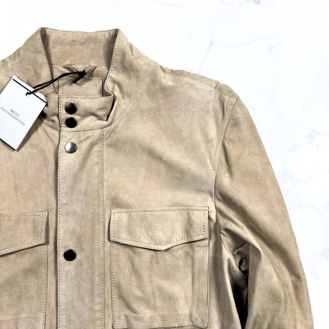 未使用【伊勢丹メンズ館】DESA1972 レザーM-65 レザージャケット