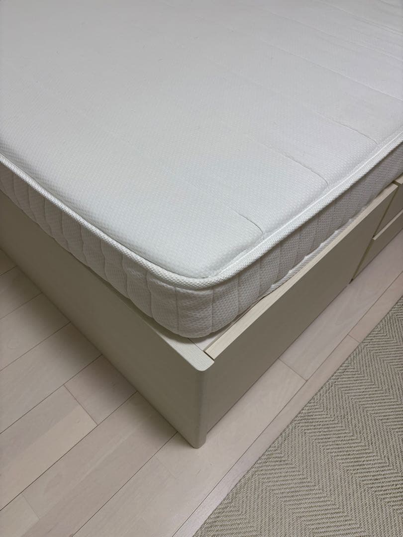 セミダブル ベッドフレーム+マットレス ニトリ(アザン3 チェスト40)