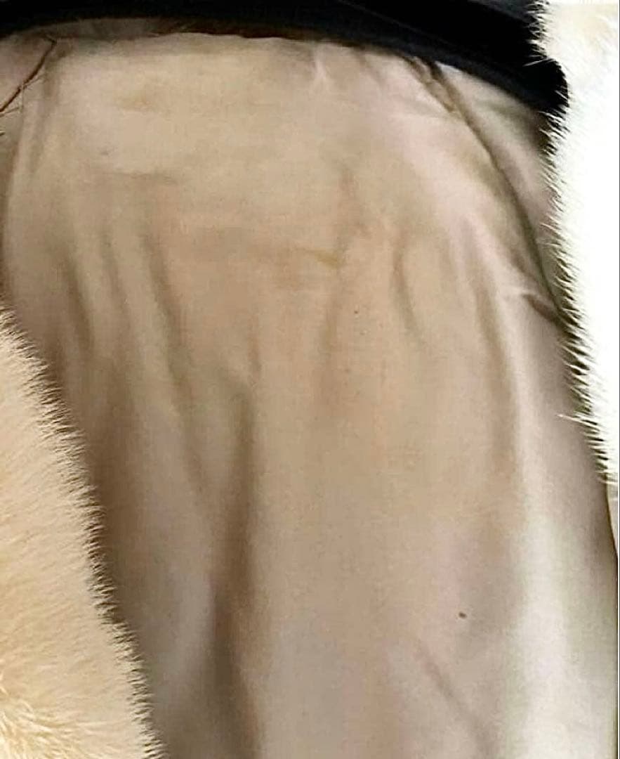 毛皮美品❣️希少デザイン★パロミノミンクヴィンテージミドル丈 女優風 9〜11号