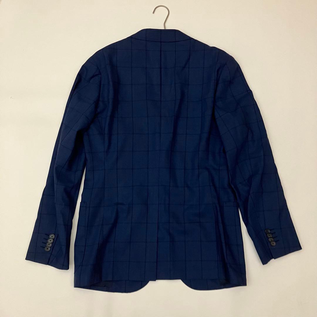 ✨未使用級✨SHIPS ロロピアーナ　テーラード　ウィンドペン　ネイビー　高級