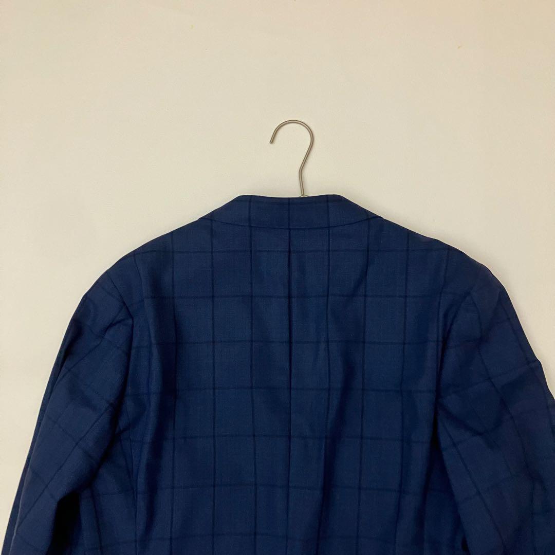 ✨未使用級✨SHIPS ロロピアーナ　テーラード　ウィンドペン　ネイビー　高級