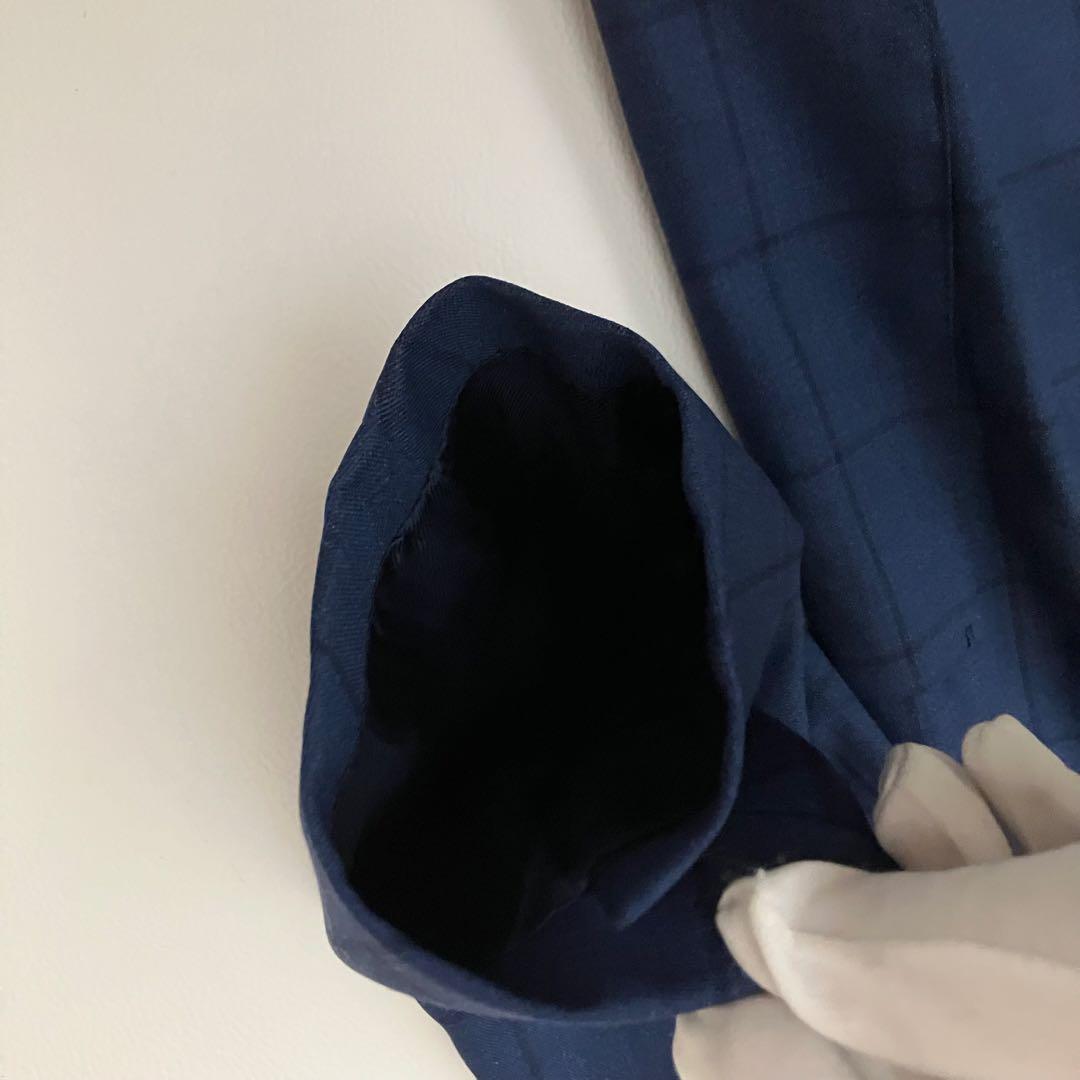 ✨未使用級✨SHIPS ロロピアーナ　テーラード　ウィンドペン　ネイビー　高級