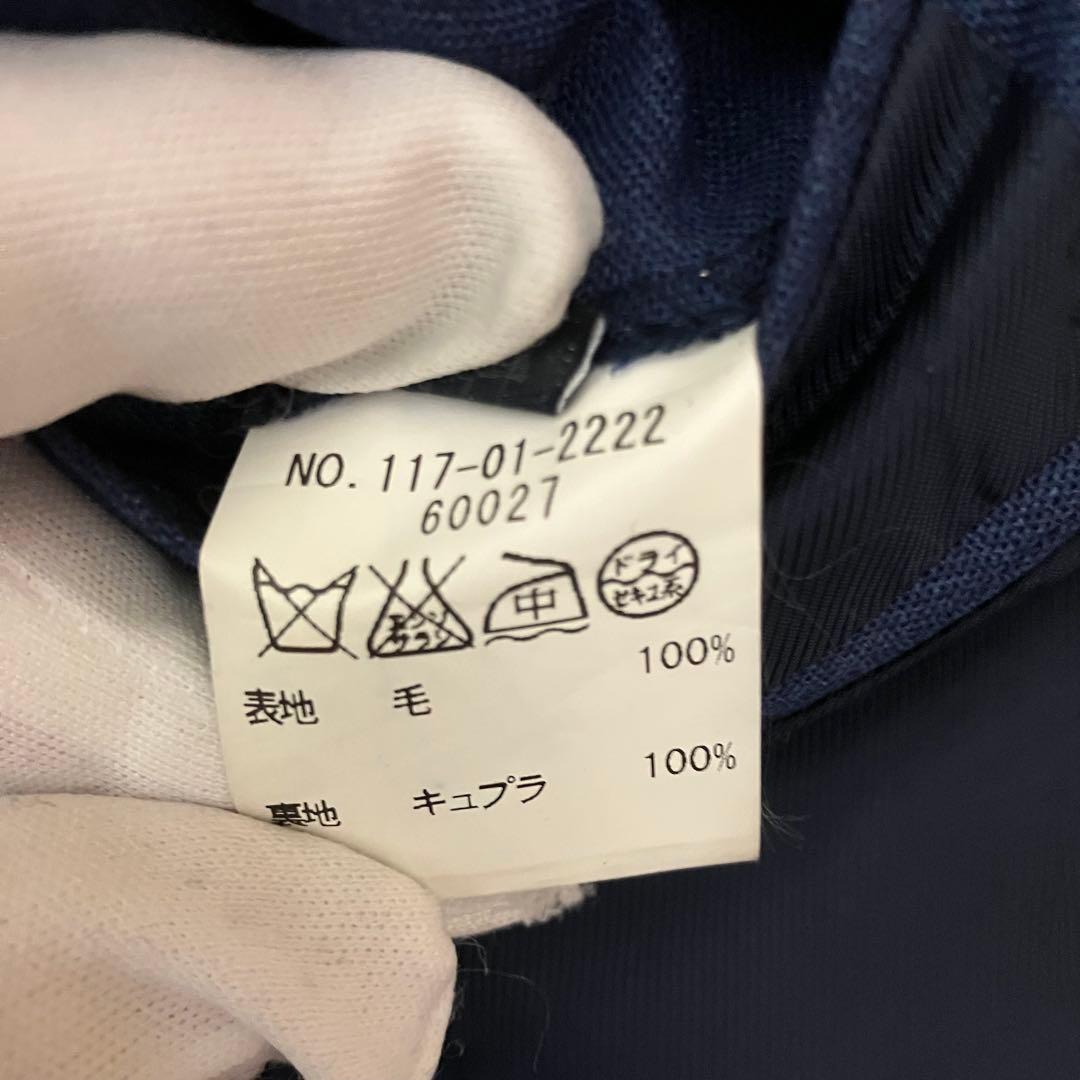 ✨未使用級✨SHIPS ロロピアーナ　テーラード　ウィンドペン　ネイビー　高級