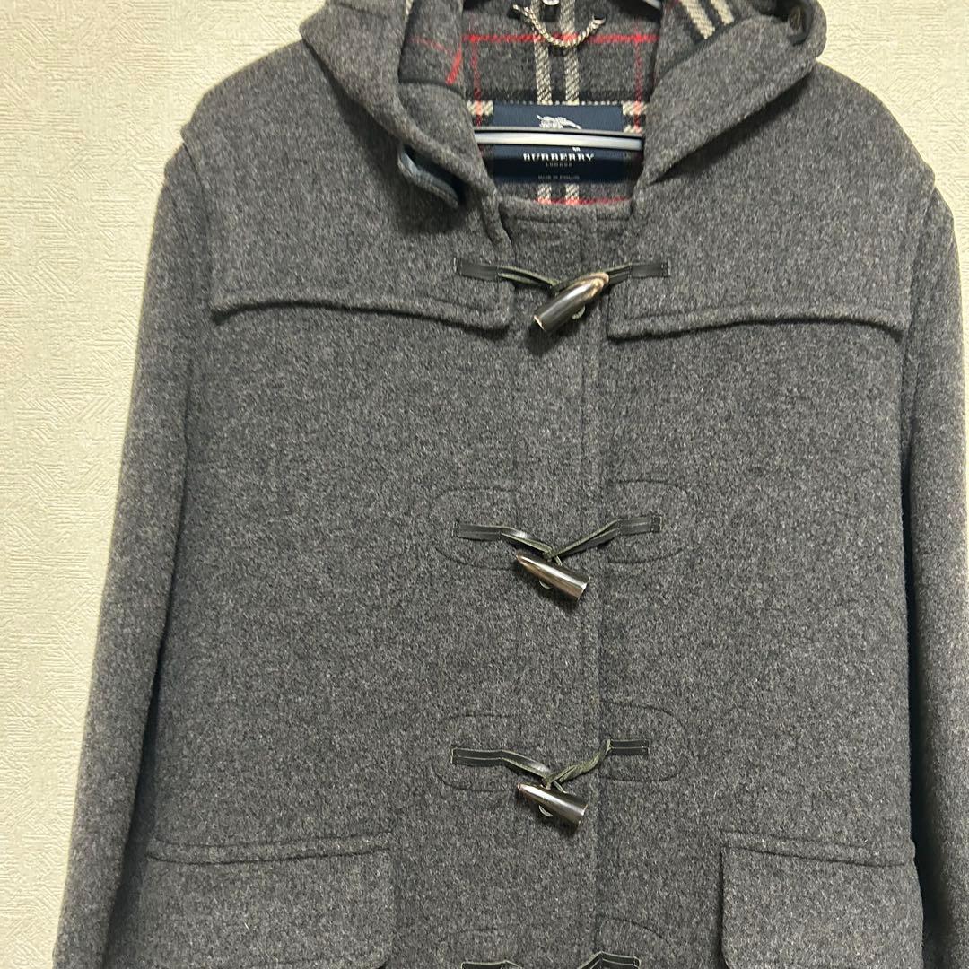 【未使用級】BURBERRY バーバリー スペシャリティ ダッフルコート　グレー