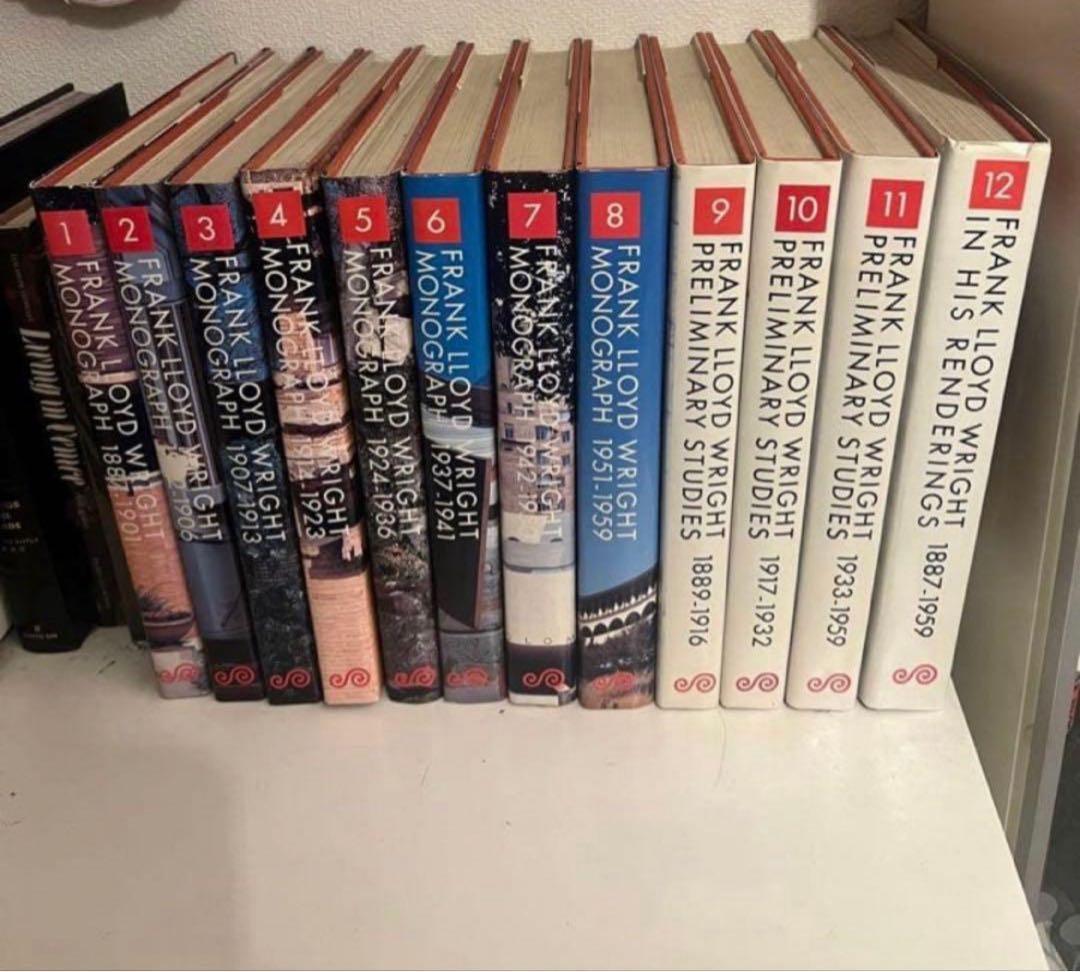 ①フランクロイドライト　作品集　1〜6巻セット　全巻 中古品