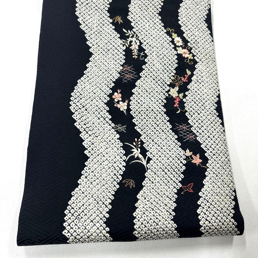 専用帯6098 ●高級 正絹 絞り 刺繍 名古屋仕立て 名古屋帯