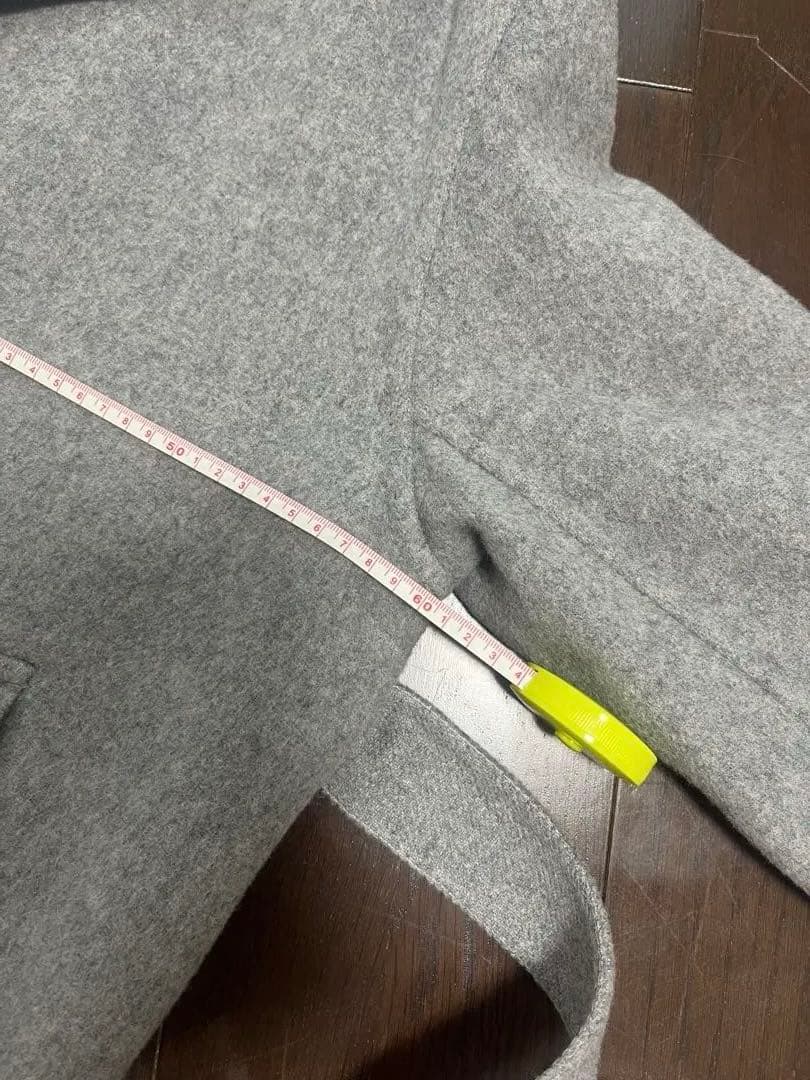 23区　MANTECO リバーコート　チャコールグレー　36