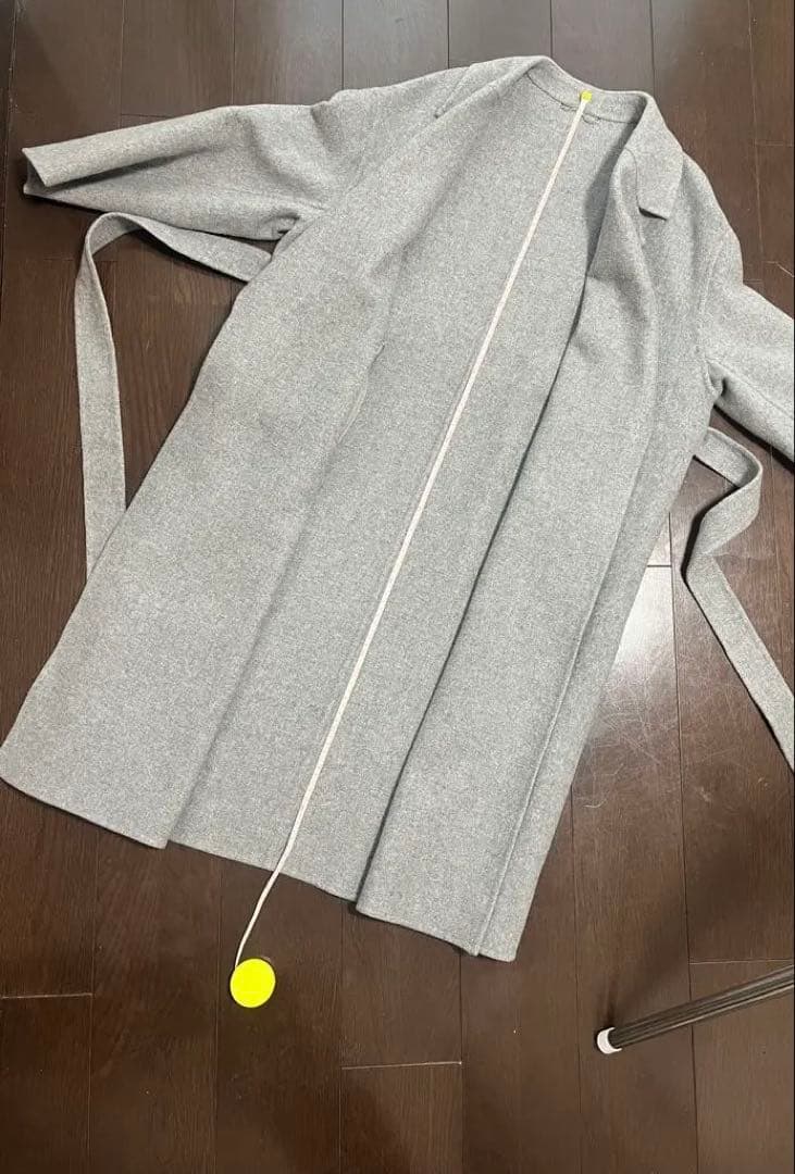 23区　MANTECO リバーコート　チャコールグレー　36