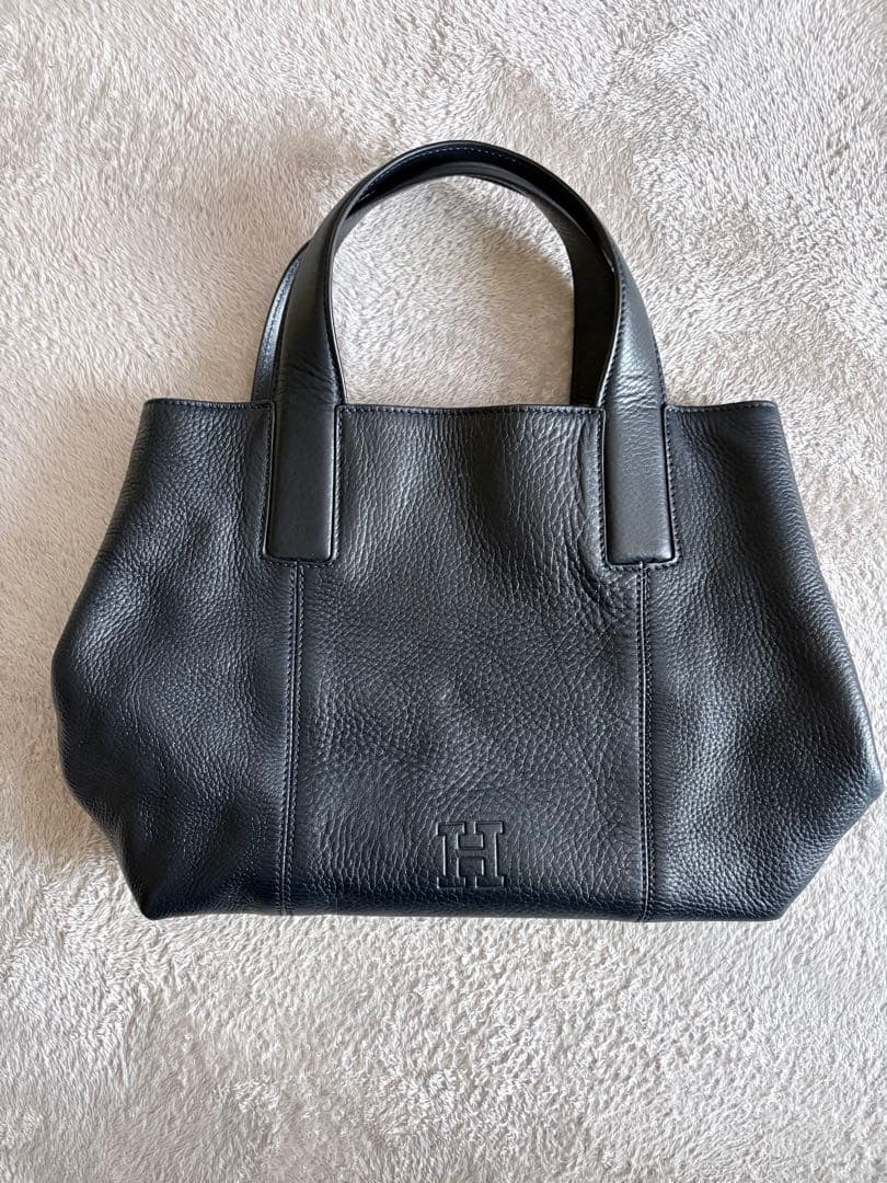 『美品』HIROFUトートバッグ ハンドバッグ 黒