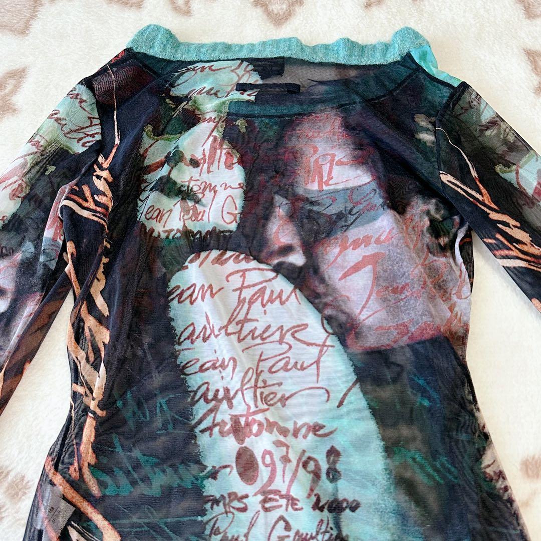 トップス Jean Paul Gaultier Fight Racism MESH TOP