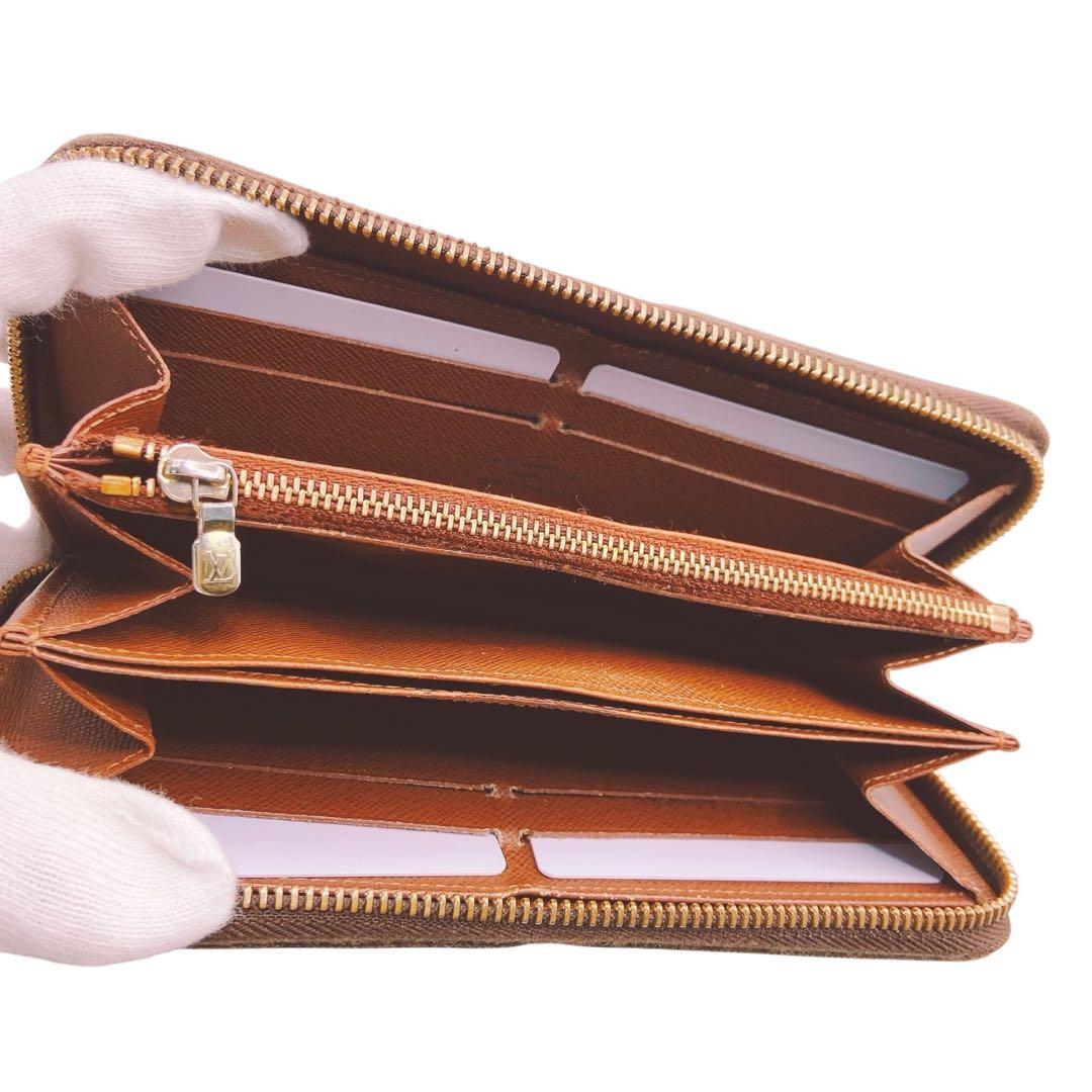 【ジャンク】LOUIS VUITTON モノグラム ジッピーウォレット☆鑑定済み