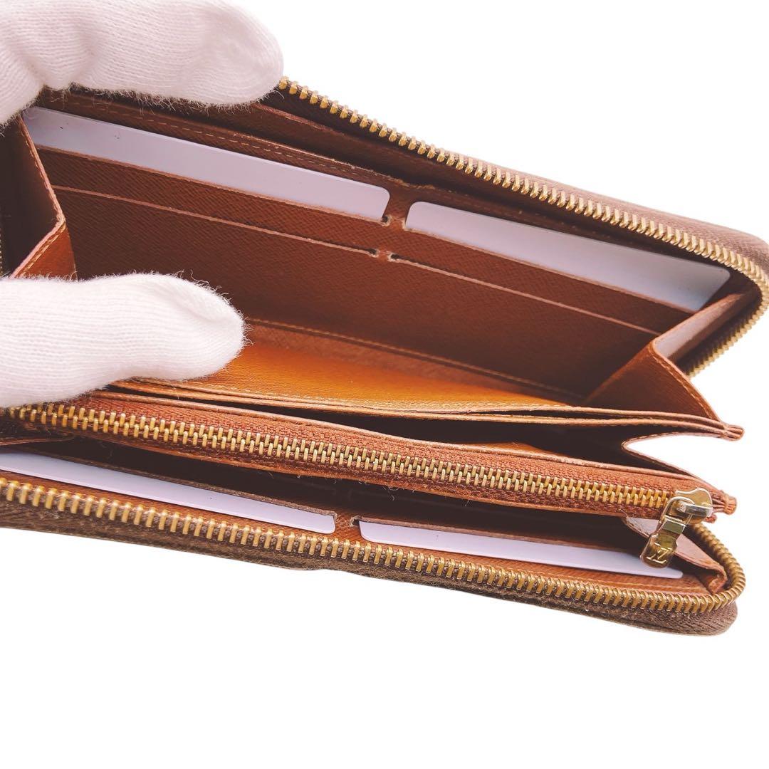 【ジャンク】LOUIS VUITTON モノグラム ジッピーウォレット☆鑑定済み