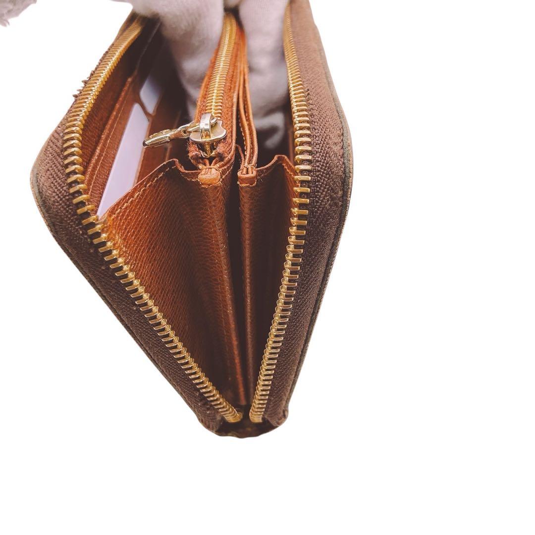 【ジャンク】LOUIS VUITTON モノグラム ジッピーウォレット☆鑑定済み