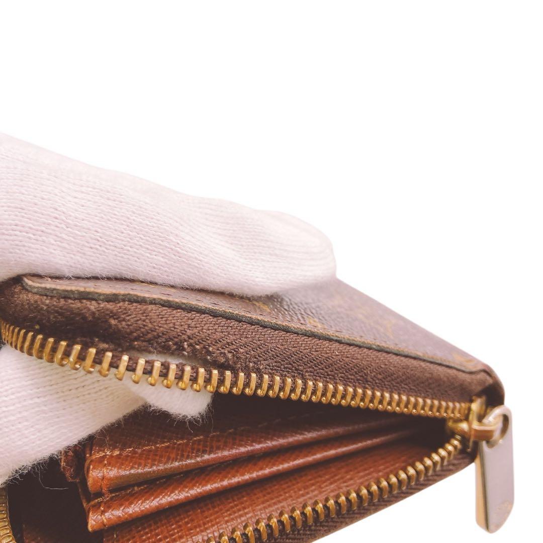 【ジャンク】LOUIS VUITTON モノグラム ジッピーウォレット☆鑑定済み