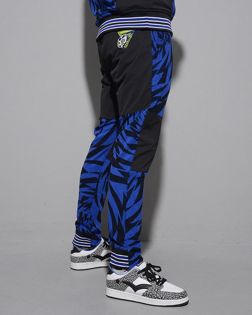 【size5】ラッセルノ ゴルフ HUNDER TERRY SLIM パンツ 青