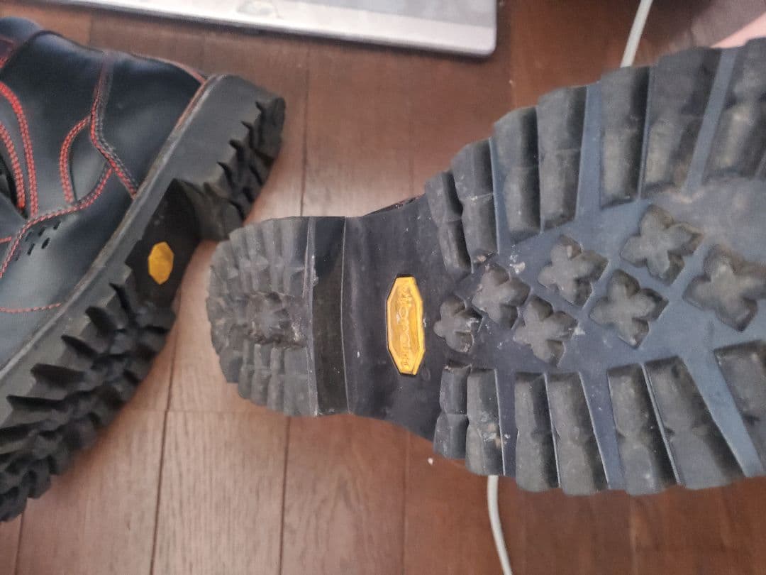 HYOD バイクブーツ 25cm 黒/赤 レザー