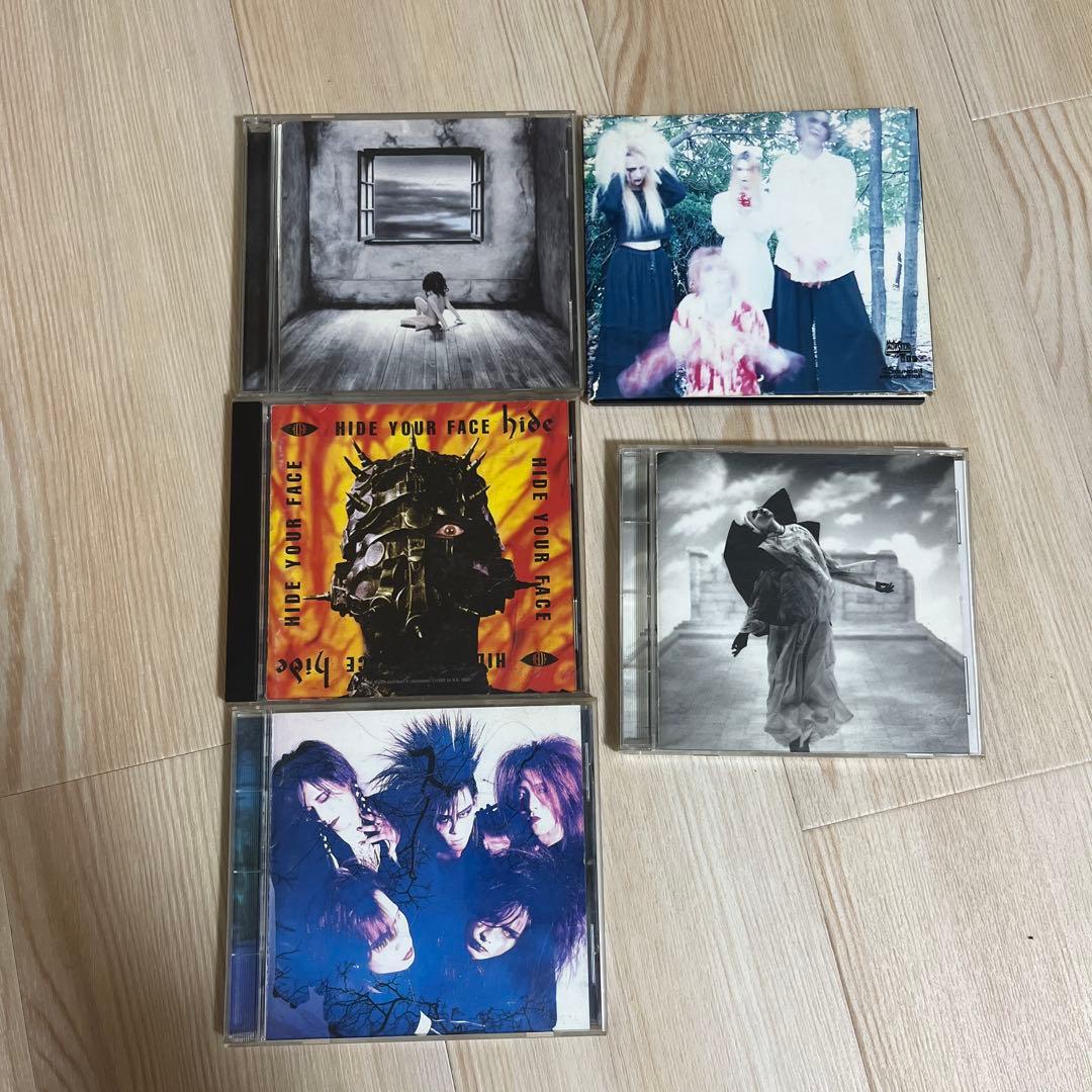 激レアインディーズ盤 デザビエ、HIDE、LUNA SEA、CD5枚セット