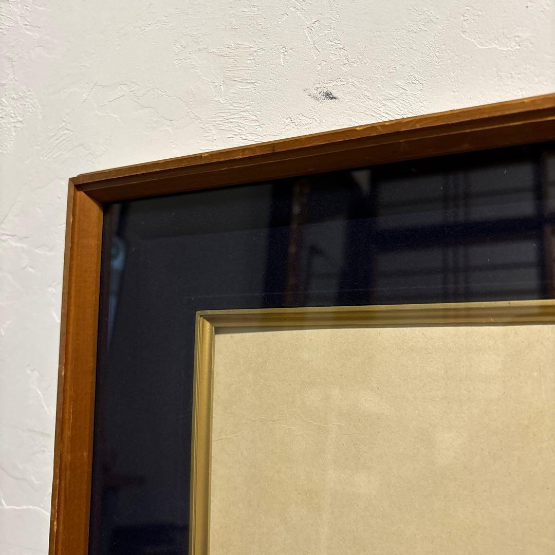 【貴重】長嶋茂雄 サイン 洗心 色紙 額縁 落款 野球 ジャイアンツ 監督 巨人