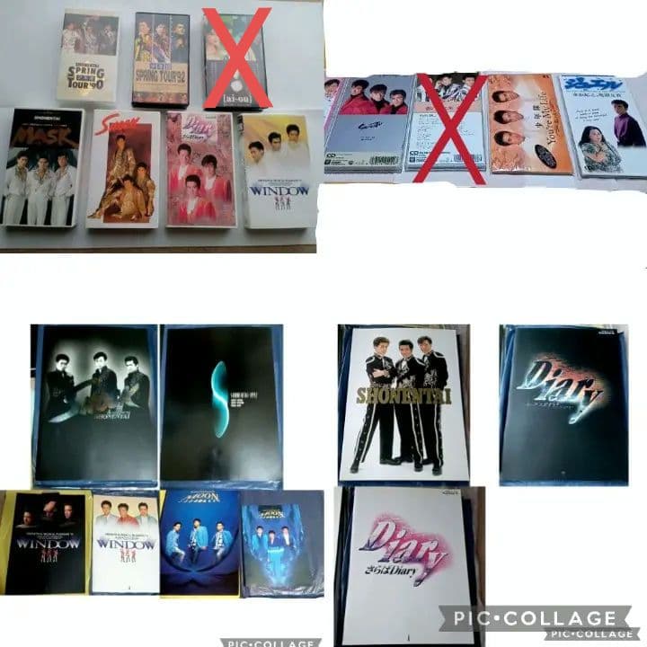 少年隊　VHS ビデオ　CD　パンフレット　セット