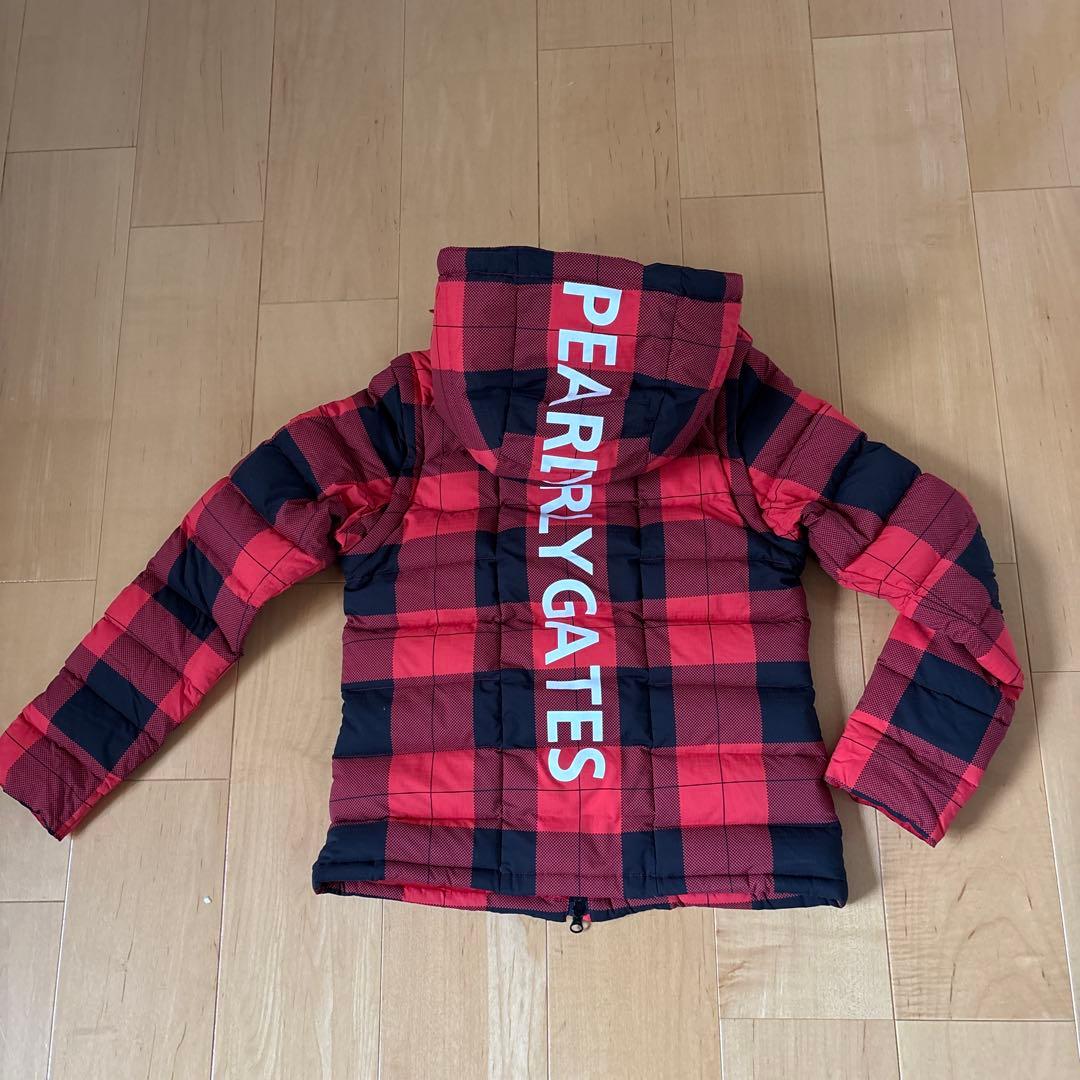 [美品】PEARLY GATES チェック柄ダウンジャケット