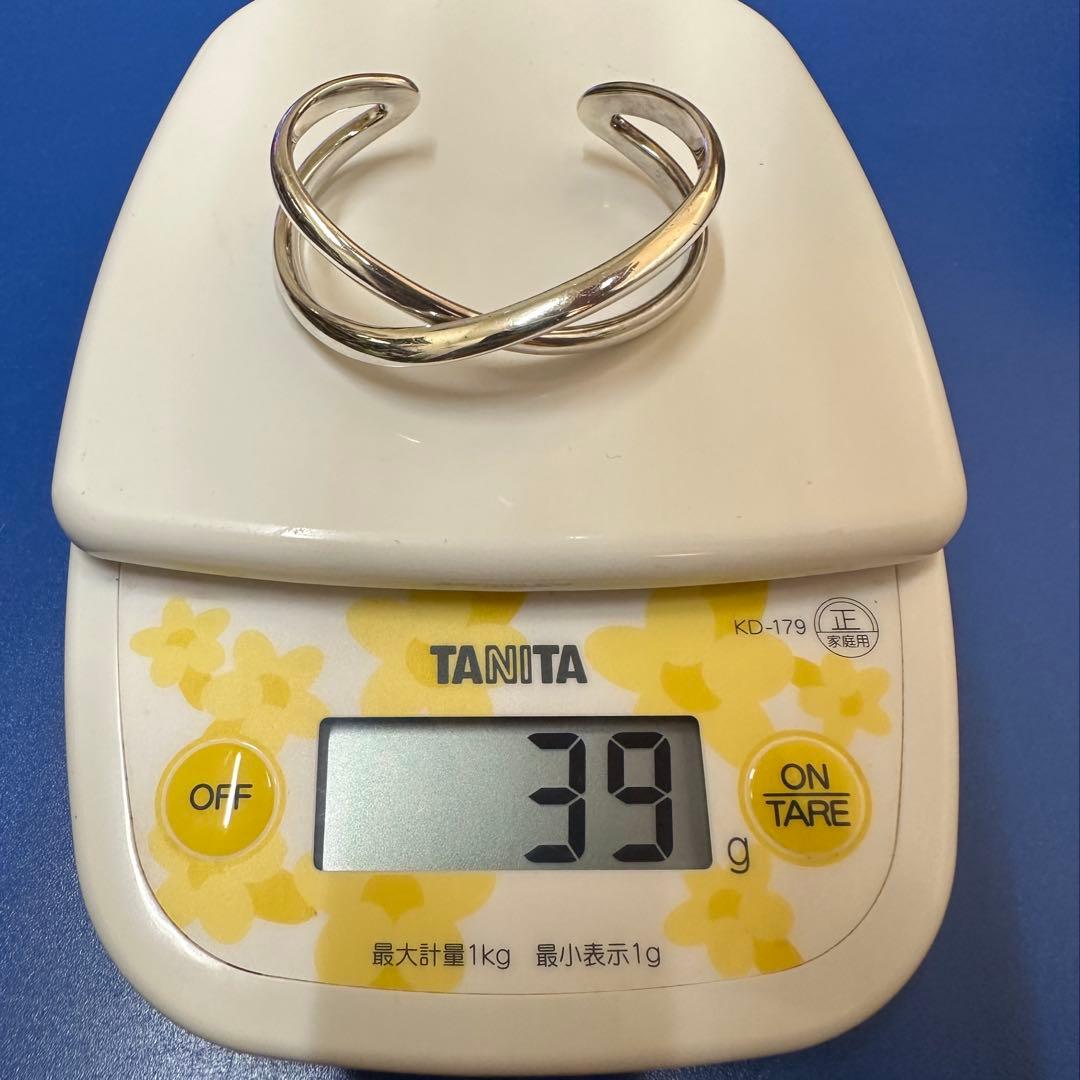 4℃ silver バングル