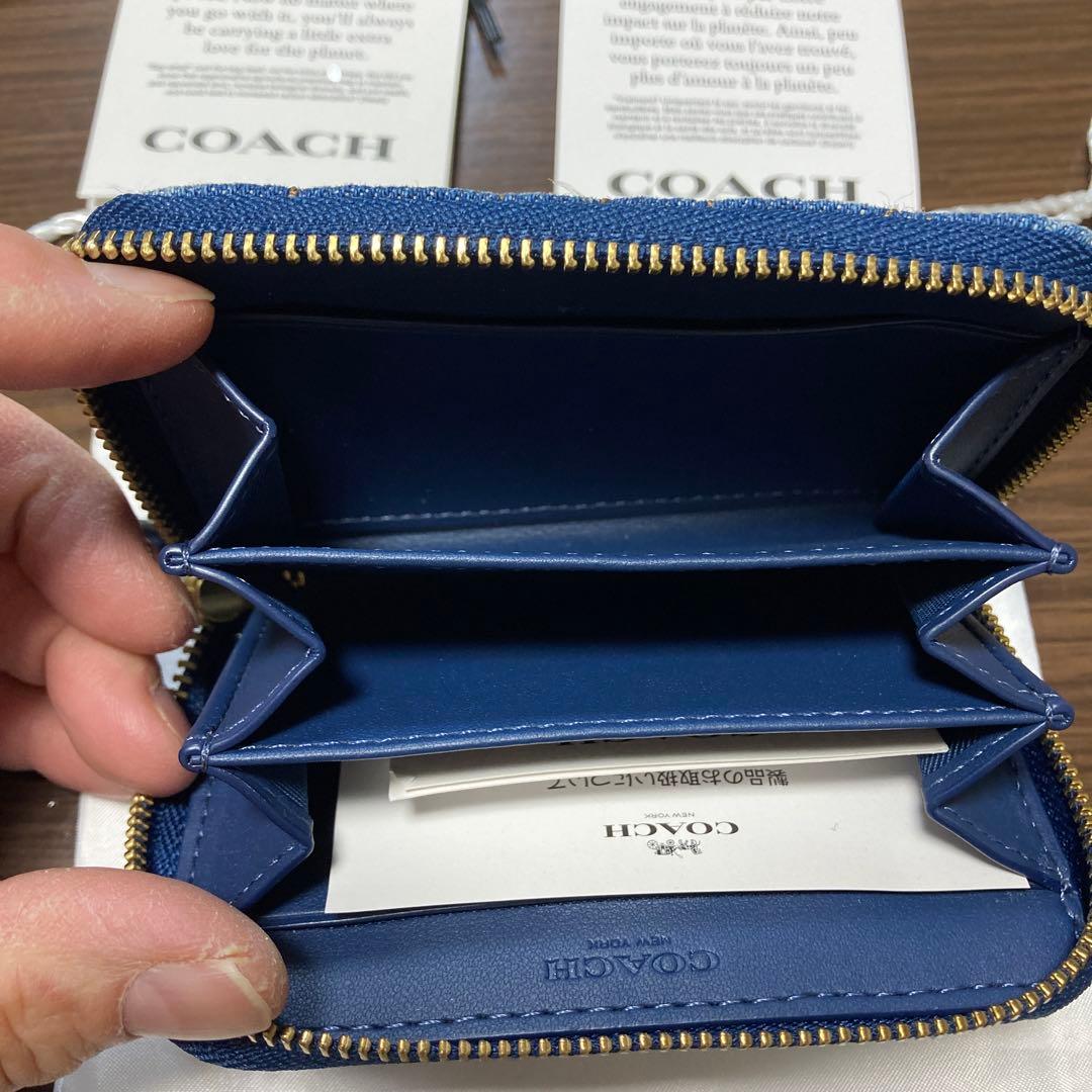 コーチ　ケース　デニム 新品未使用