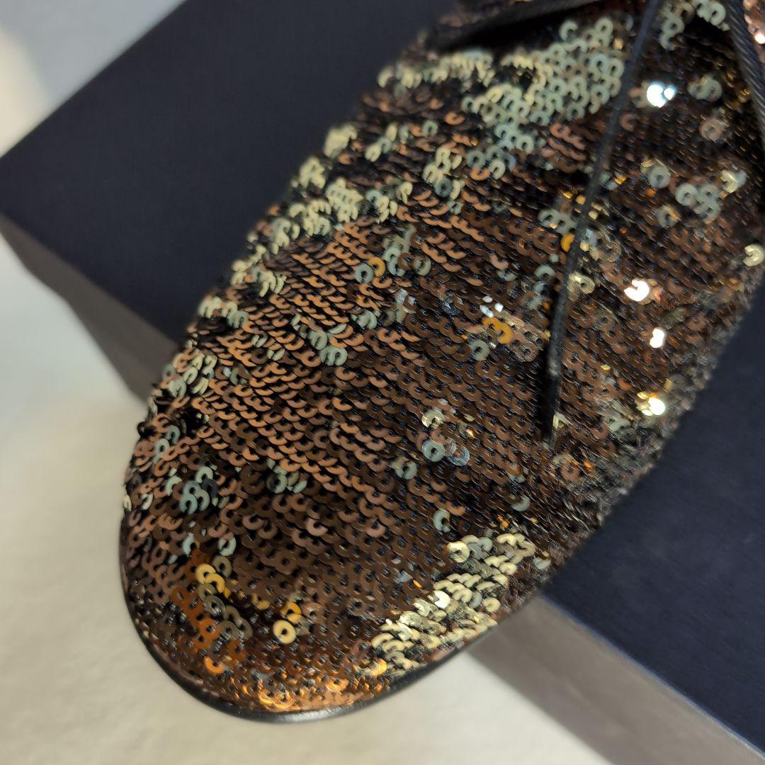 美品❀D＆G豪華絢爛❀スパンコールドレスレザーシューズ