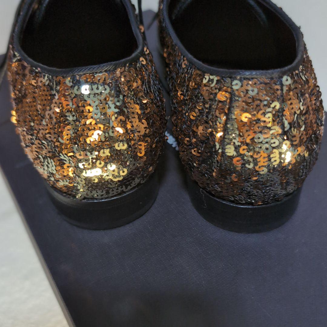 美品❀D＆G豪華絢爛❀スパンコールドレスレザーシューズ